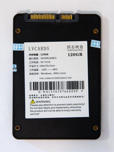 Лот: 16715168. Фото: 1. 120 Гб SSD Sata3 новые в упаковке. SSD-накопители