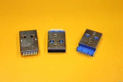 Лот: 9643038. Фото: 1. Разъем US-047, USB 3.0, 180 градусов... Разъёмы