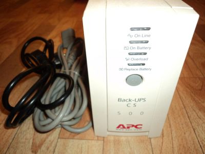 Лот: 3007384. Фото: 1. ИБП UPS APC Back CS 500 RS. Другое (сетевые устройства)