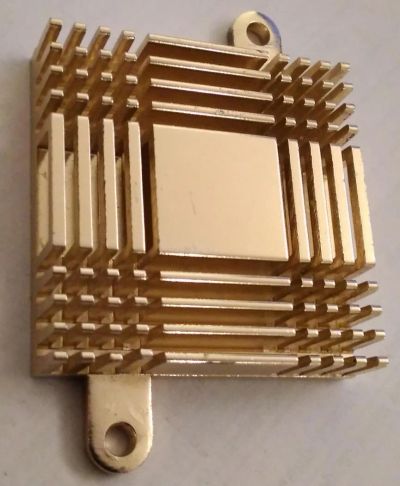 Лот: 10389449. Фото: 1. Радиатор алюминиевый 38x38x10... Системы охлаждения