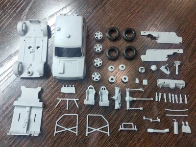 Лот: 17055595. Фото: 1. 1:43 кит ВАЗ-2121 НИВА Т3 ралли... Автомоделизм