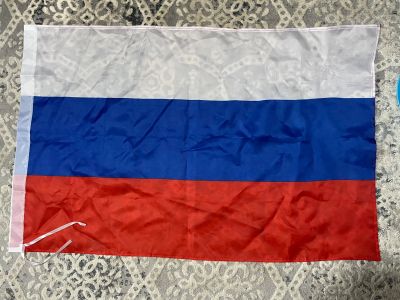 Лот: 20537015. Фото: 1. Флаг россии 60х90 см брак. Флаги, гербы