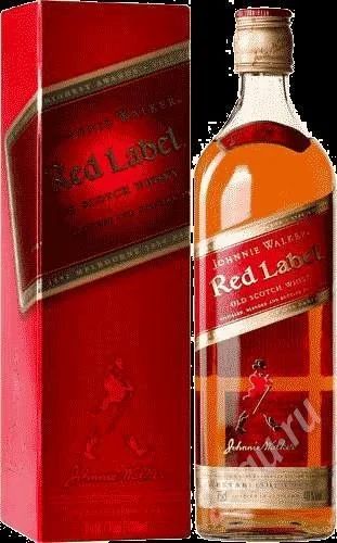 Лот: 510080. Фото: 1. Виски Джони Уокер Ред Лейбл Johnnie... Красноярск