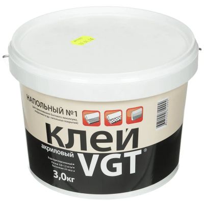 Лот: 24306881. Фото: 1. Клей VGT, напольный, водостойкий... Клеи, герметики, пена монтажная, клейкие ленты