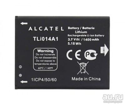 Лот: 11048057. Фото: 1. АКБ оригинал Alcatel OT5020D TLi014A1... Аккумуляторы