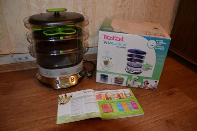 Лот: 3308738. Фото: 1. Продам Пароварку Tefal VitaCuisine... Кухонная