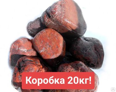 Лот: 18383987. Фото: 1. Яшма (обвалованный) (20 кг, коробка... Банные принадлежности