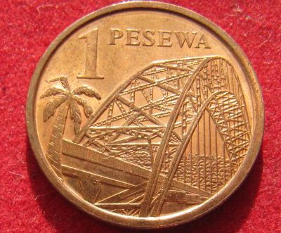 Лот: 18883002. Фото: 1. Гана 1 песева, 2007 г. Остальные страны