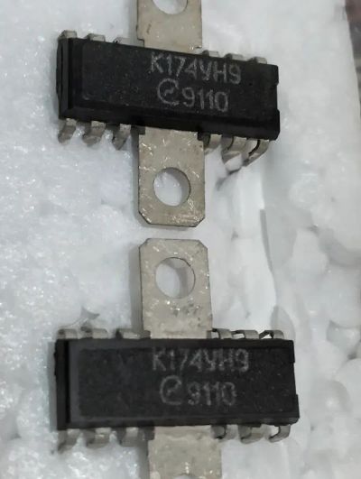 Лот: 25736913. Фото: 1. к174ун9 3шт. цена за одну. Микросхемы