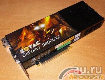 Лот: 8656050. Фото: 1. GeForce 9800 GX2. Видеокарты