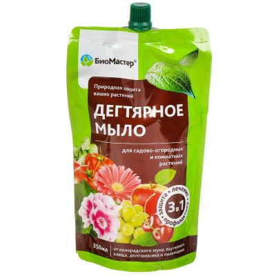 Лот: 24100662. Фото: 1. Инсектицид Дегтярное мыло, 350... Средства от насекомых и грызунов