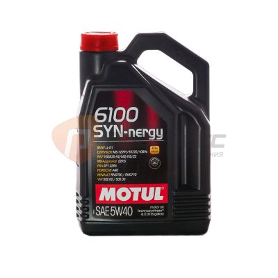 Лот: 15431514. Фото: 1. Масло моторное MOTUL 6100 Syn-Energy... Масла, жидкости