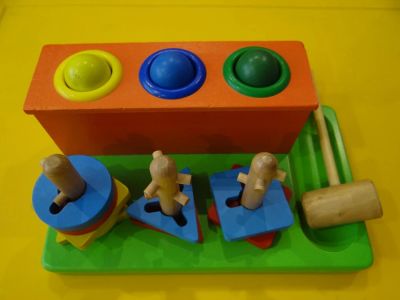 Лот: 6512442. Фото: 1. Деревянная развивающая игрушка. Развивающие