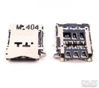 Лот: 8132266. Фото: 1. Коннектор SIM Samsung SM-A300F... Шлейфы, разъёмы