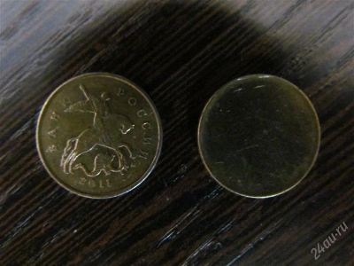 Лот: 1830629. Фото: 1. Заготовка под 10 копеек медно-никель. Россия после 1991 года