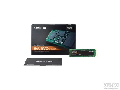 Лот: 14109404. Фото: 1. Samsung SSD 860 EVO M2 SATA 500... SSD-накопители