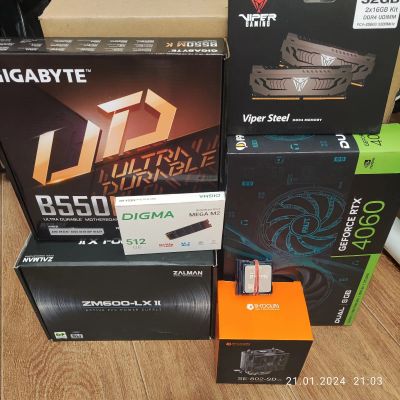 Лот: 21275681. Фото: 1. Новый системный блок RYzen 5 5600... Компьютеры в сборе