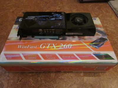 Лот: 6253948. Фото: 1. Видеокарта Qleadtek GeForce GTX260. Видеокарты