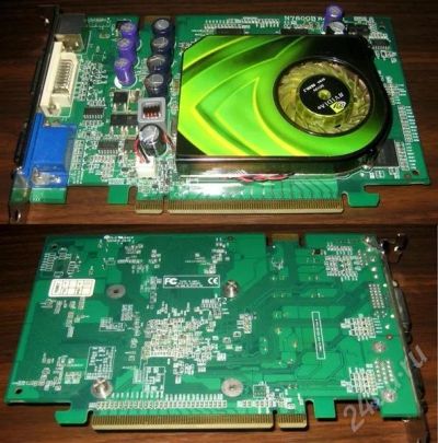Лот: 407350. Фото: 1. PCI-E GeForce 7600GT 256 Mb GDDR3. Видеокарты