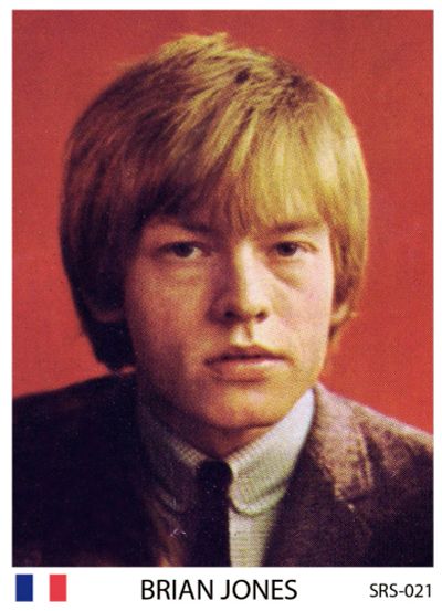 Лот: 10615205. Фото: 1. Rolling Stones Brian Jones коллекционная... Наклейки, фантики, вкладыши