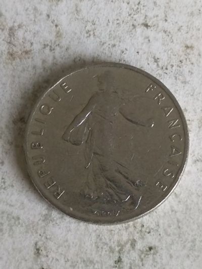 Лот: 16494158. Фото: 1. Франция ½ франка, 1976 г. Европа