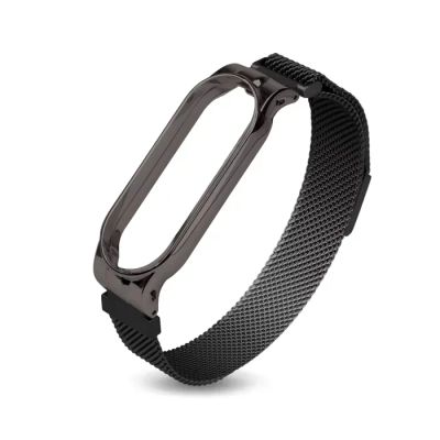 Лот: 17932339. Фото: 1. Ремешок для Mi Band 5 Milanese... Ремешки, браслеты
