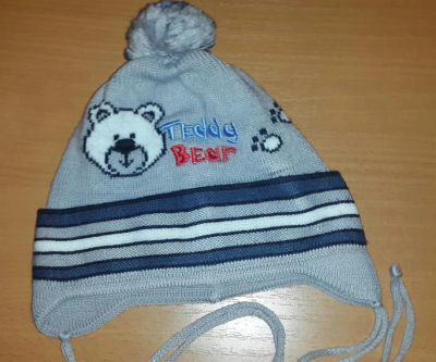 Лот: 3873626. Фото: 1. шапочка для малыша "Teddy", р... Головные уборы