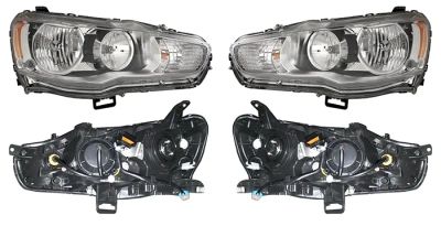 Лот: 3724025. Фото: 1. Фара (комплект) mitsubishi lancer... Оптика и освещение