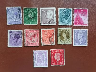 Лот: 25703190. Фото: 1. Набор иностранных марок стандарт. Марки