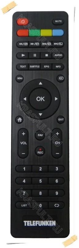 Лот: 15906647. Фото: 1. Пульт TELEFUNKEN TF-LED32S39T2S... Пульты ДУ