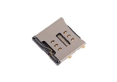 Лот: 16846399. Фото: 1. Коннектор sim-карты для iPhone... Красноярск