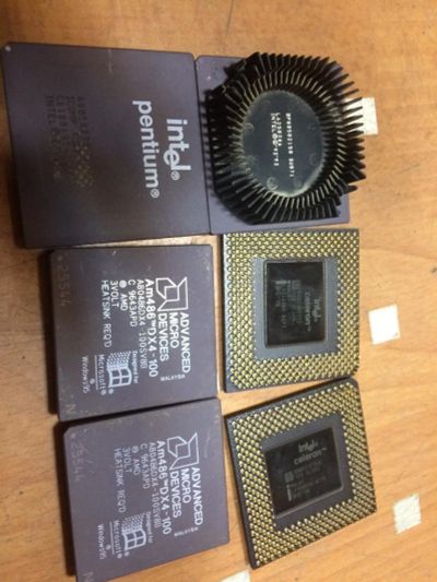 Лот: 10819664. Фото: 1. Старые процессоры!. Процессоры