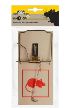 Лот: 17963635. Фото: 1. Крысоловка деревянная 17,5*8*1. Снаряжение, маскировка