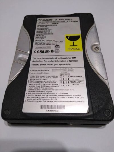 Лот: 15580786. Фото: 1. HDD жёсткий диск винчестер Seagate... Жёсткие диски