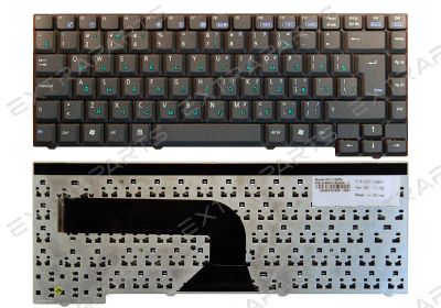 Лот: 16351394. Фото: 1. Клавиатура ASUS X50 (RU) черная. Клавиатуры для ноутбуков