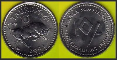 Лот: 16314798. Фото: 1. Сомалиленд 10 шиллингов 2006 Знаки... Африка