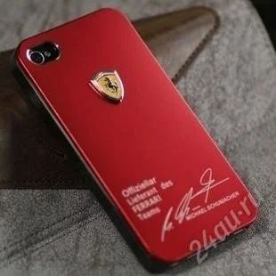 Лот: 2347031. Фото: 1. Чехол Ferrari iphone 4/4s. Чехлы, бамперы