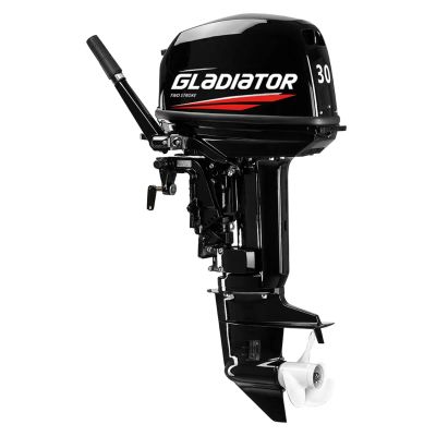 Лот: 25605286. Фото: 1. 2х-тактный лодочный мотор GLADIATOR... Лодочные моторы