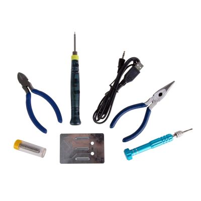 Лот: 24510313. Фото: 1. Набор для пайки Rexant USB-паяльник... Электроинструмент