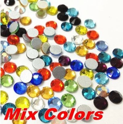 Лот: 6387293. Фото: 1. Стразы стекло ss4 Crystal mix... Украшения, дизайн ногтей