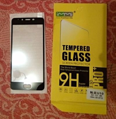 Лот: 9873364. Фото: 1. Защитное стекло Meizu U10 (2.5D... Дисплеи, дисплейные модули, тачскрины