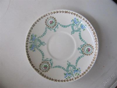 Лот: 2521922. Фото: 1. Блюдце. ЛФЗ. СССР, 12см. Тарелки, блюда, салатники