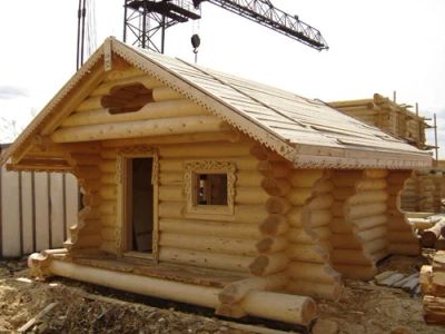 Лот: 6006787. Фото: 1. Сруб для бани 6*6 из бревен разного... Срубы, бани, дома