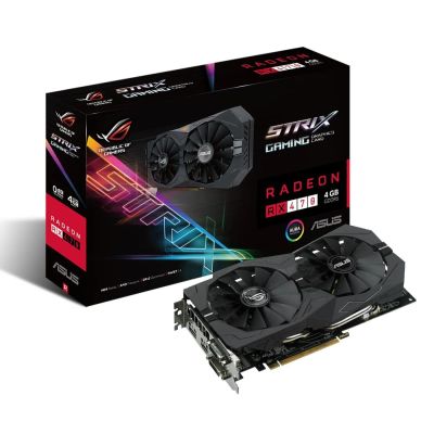 Лот: 19419304. Фото: 1. Видеокарта asus AMD Radeon RX... Видеокарты