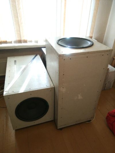 Лот: 12011698. Фото: 1. Комнатный саб, НЧ секция, экспериментальная... Пассивные акустические системы
