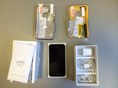 Лот: 4231315. Фото: 1. Apple iPhone 4s 32Gb черный, отличное... Смартфоны