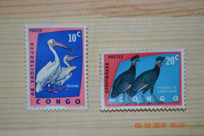 Лот: 6718106. Фото: 1. Марки Республики Конго 1963г... Марки