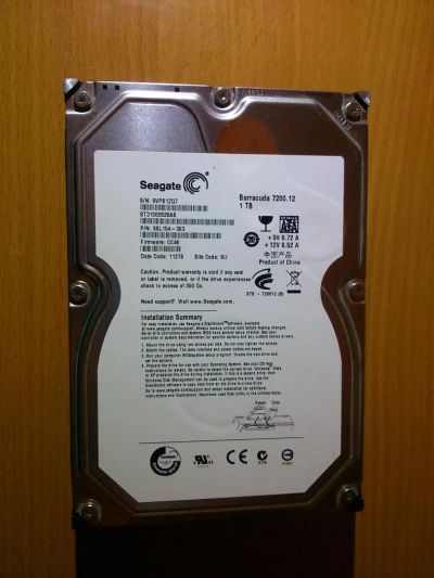Лот: 5022847. Фото: 1. Seagate ST31000528AS 1TB. Жёсткие диски (HDD)