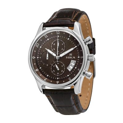 Лот: 23845750. Фото: 1. Серебряные мужские часы НИКА Gentleman... Оригинальные наручные часы