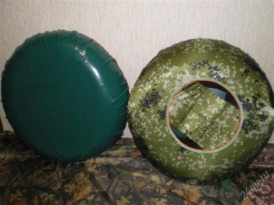 Лот: 2281857. Фото: 1. Санки плюшки ватрушка 105 см Прочные... Другое (спортивные товары)